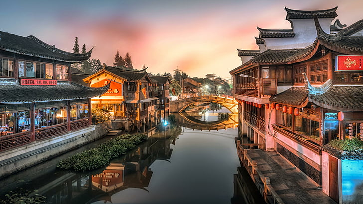 townlet-qibaozhen-qibao-minhang-wallpaper-preview